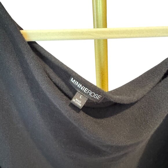 Minnie Rose cotton/cashmere off the shoulder sweater - Picture 3 of 3